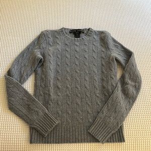 Ralph Lauren Slate Cashmere Sweater (Slim Fit)